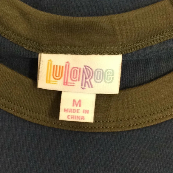 LulaRoe Blue shirt - Picture 4 of 4